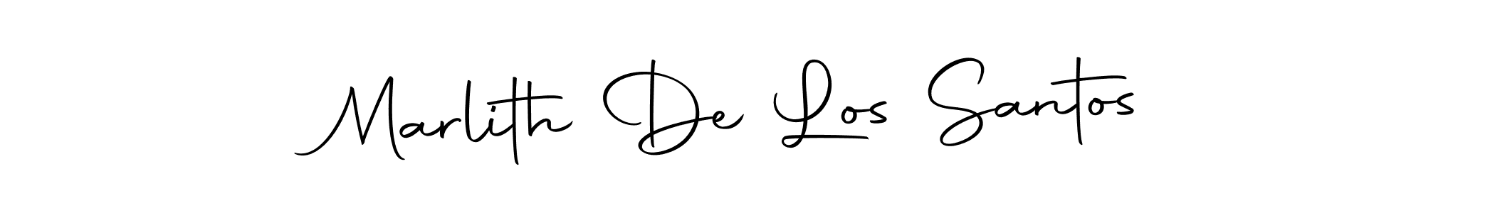 Make a beautiful signature design for name Marlith De Los Santos. With this signature (Autography-DOLnW) style, you can create a handwritten signature for free. Marlith De Los Santos signature style 10 images and pictures png