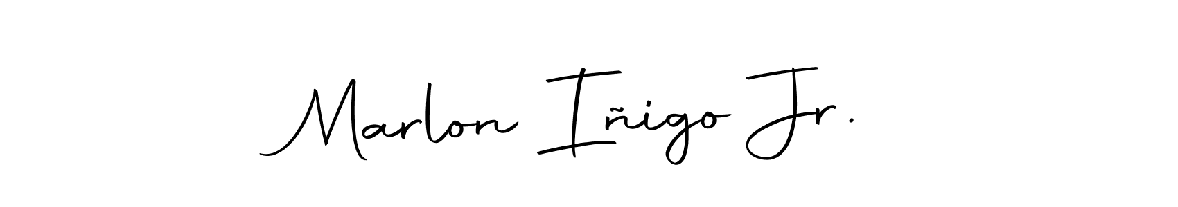 You can use this online signature creator to create a handwritten signature for the name Marlon Iñigo Jr.. This is the best online autograph maker. Marlon Iñigo Jr. signature style 10 images and pictures png