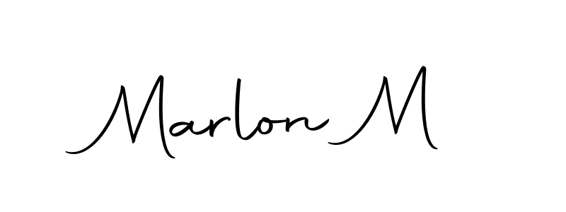 Also we have Marlon M name is the best signature style. Create professional handwritten signature collection using Autography-DOLnW autograph style. Marlon M signature style 10 images and pictures png