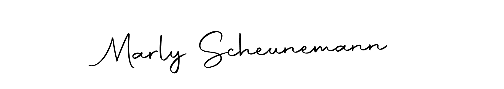 Make a beautiful signature design for name Marly Scheunemann. With this signature (Autography-DOLnW) style, you can create a handwritten signature for free. Marly Scheunemann signature style 10 images and pictures png