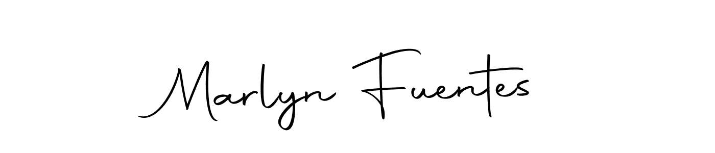 Make a beautiful signature design for name Marlyn Fuentes. With this signature (Autography-DOLnW) style, you can create a handwritten signature for free. Marlyn Fuentes signature style 10 images and pictures png