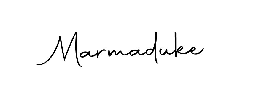 Design your own signature with our free online signature maker. With this signature software, you can create a handwritten (Autography-DOLnW) signature for name Marmaduke. Marmaduke signature style 10 images and pictures png