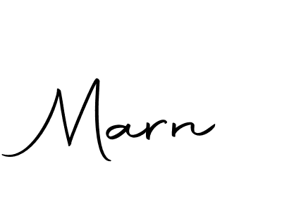 You should practise on your own different ways (Autography-DOLnW) to write your name (Marn) in signature. don't let someone else do it for you. Marn signature style 10 images and pictures png