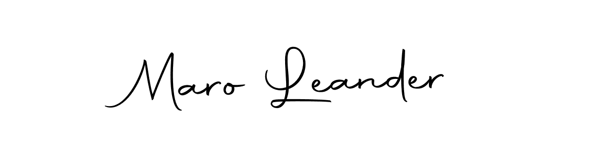 Design your own signature with our free online signature maker. With this signature software, you can create a handwritten (Autography-DOLnW) signature for name Maro Leander. Maro Leander signature style 10 images and pictures png