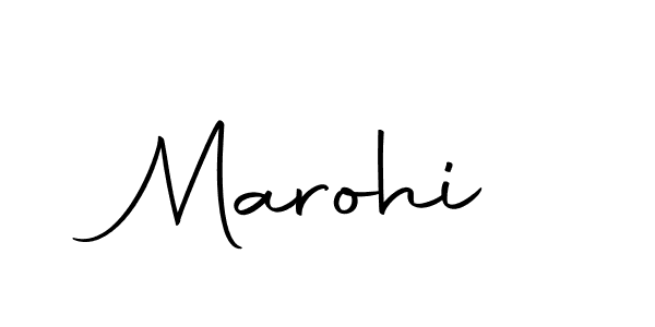 How to make Marohi name signature. Use Autography-DOLnW style for creating short signs online. This is the latest handwritten sign. Marohi signature style 10 images and pictures png