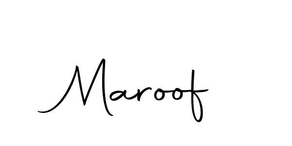 Design your own signature with our free online signature maker. With this signature software, you can create a handwritten (Autography-DOLnW) signature for name Maroof. Maroof signature style 10 images and pictures png