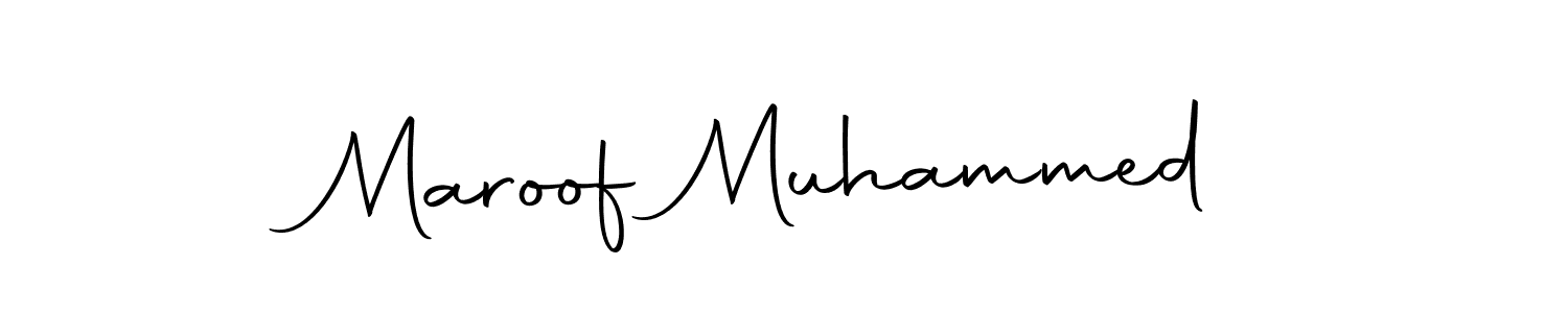 Make a beautiful signature design for name Maroof Muhammed. With this signature (Autography-DOLnW) style, you can create a handwritten signature for free. Maroof Muhammed signature style 10 images and pictures png