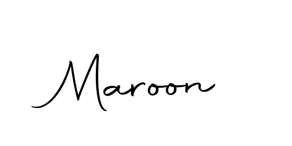 How to make Maroon signature? Autography-DOLnW is a professional autograph style. Create handwritten signature for Maroon name. Maroon signature style 10 images and pictures png