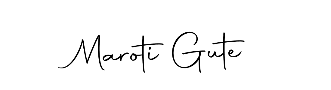 Make a beautiful signature design for name Maroti Gute. Use this online signature maker to create a handwritten signature for free. Maroti Gute signature style 10 images and pictures png