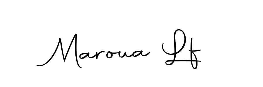 Here are the top 10 professional signature styles for the name Maroua Lf. These are the best autograph styles you can use for your name. Maroua Lf signature style 10 images and pictures png