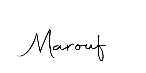 How to make Marouf signature? Autography-DOLnW is a professional autograph style. Create handwritten signature for Marouf name. Marouf signature style 10 images and pictures png