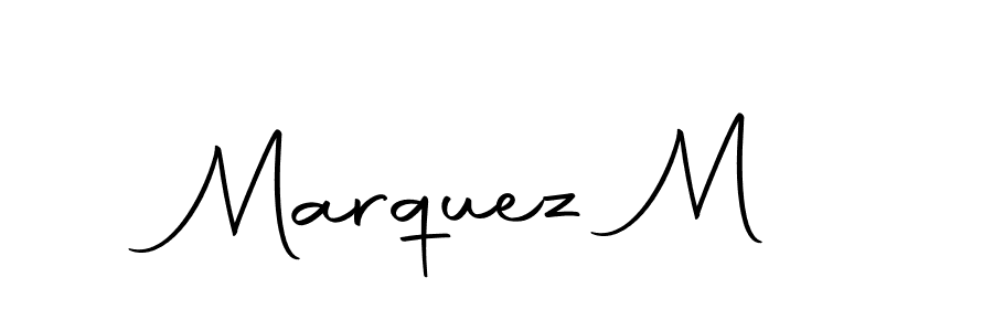 Use a signature maker to create a handwritten signature online. With this signature software, you can design (Autography-DOLnW) your own signature for name Marquez M. Marquez M signature style 10 images and pictures png