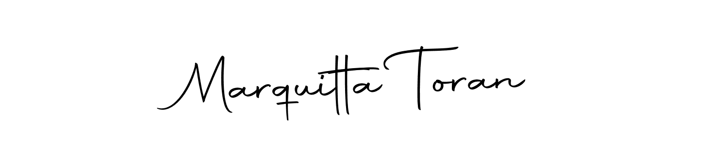 Make a beautiful signature design for name Marquitta Toran. Use this online signature maker to create a handwritten signature for free. Marquitta Toran signature style 10 images and pictures png