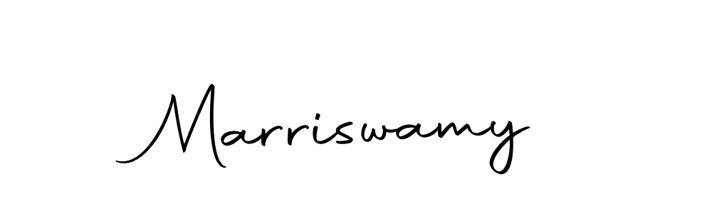 Make a beautiful signature design for name Marriswamy. With this signature (Autography-DOLnW) style, you can create a handwritten signature for free. Marriswamy signature style 10 images and pictures png