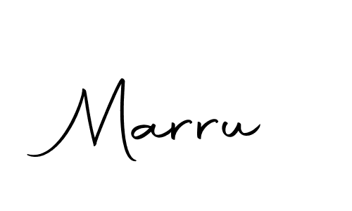 Create a beautiful signature design for name Marru. With this signature (Autography-DOLnW) fonts, you can make a handwritten signature for free. Marru signature style 10 images and pictures png