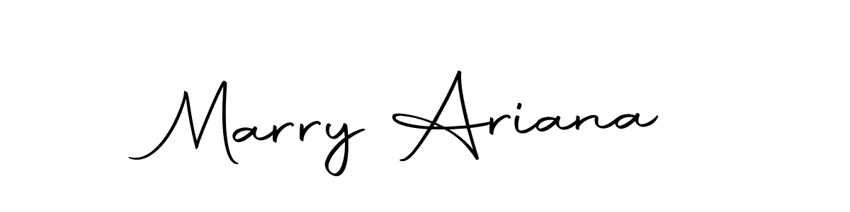How to make Marry Ariana signature? Autography-DOLnW is a professional autograph style. Create handwritten signature for Marry Ariana name. Marry Ariana signature style 10 images and pictures png