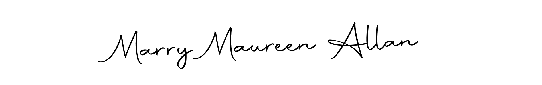 Use a signature maker to create a handwritten signature online. With this signature software, you can design (Autography-DOLnW) your own signature for name Marry Maureen Allan. Marry Maureen Allan signature style 10 images and pictures png