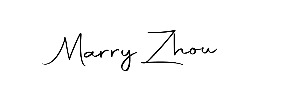 Also we have Marry Zhou name is the best signature style. Create professional handwritten signature collection using Autography-DOLnW autograph style. Marry Zhou signature style 10 images and pictures png