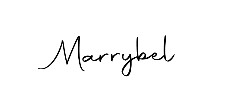 Create a beautiful signature design for name Marrybel. With this signature (Autography-DOLnW) fonts, you can make a handwritten signature for free. Marrybel signature style 10 images and pictures png