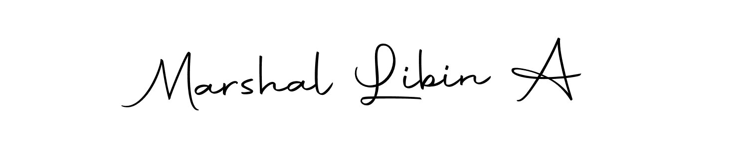 It looks lik you need a new signature style for name Marshal Libin A. Design unique handwritten (Autography-DOLnW) signature with our free signature maker in just a few clicks. Marshal Libin A signature style 10 images and pictures png