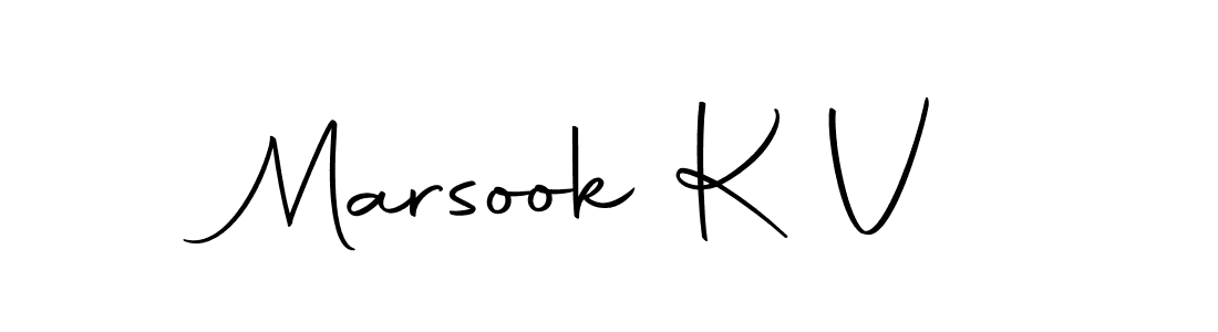 Similarly Autography-DOLnW is the best handwritten signature design. Signature creator online .You can use it as an online autograph creator for name Marsook K V. Marsook K V signature style 10 images and pictures png