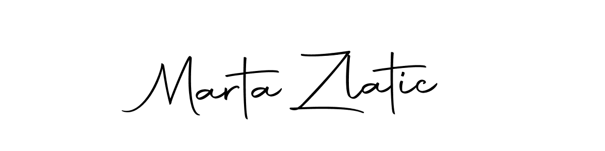You should practise on your own different ways (Autography-DOLnW) to write your name (Marta Zlatic) in signature. don't let someone else do it for you. Marta Zlatic signature style 10 images and pictures png