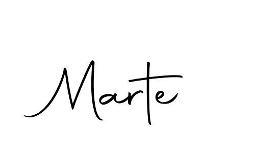 You should practise on your own different ways (Autography-DOLnW) to write your name (Marte) in signature. don't let someone else do it for you. Marte signature style 10 images and pictures png