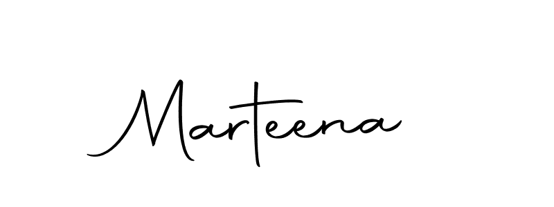 You should practise on your own different ways (Autography-DOLnW) to write your name (Marteena) in signature. don't let someone else do it for you. Marteena signature style 10 images and pictures png