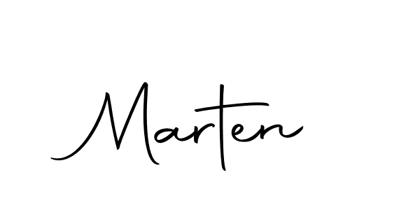 How to make Marten signature? Autography-DOLnW is a professional autograph style. Create handwritten signature for Marten name. Marten signature style 10 images and pictures png