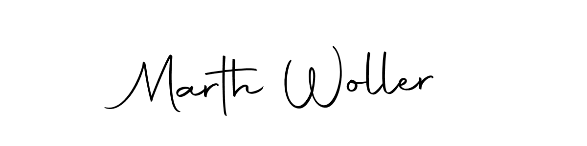 Marth Woller stylish signature style. Best Handwritten Sign (Autography-DOLnW) for my name. Handwritten Signature Collection Ideas for my name Marth Woller. Marth Woller signature style 10 images and pictures png