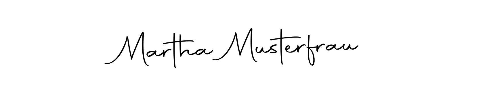 You should practise on your own different ways (Autography-DOLnW) to write your name (Martha Musterfrau) in signature. don't let someone else do it for you. Martha Musterfrau signature style 10 images and pictures png