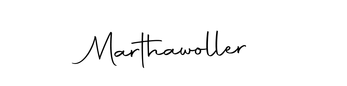 Create a beautiful signature design for name Marthawoller. With this signature (Autography-DOLnW) fonts, you can make a handwritten signature for free. Marthawoller signature style 10 images and pictures png