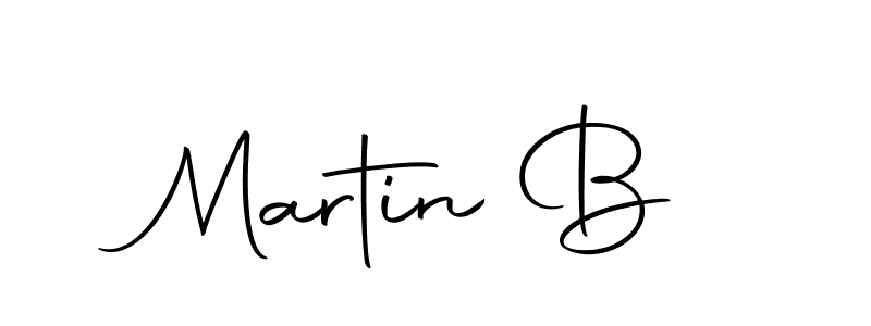 Create a beautiful signature design for name Martin B. With this signature (Autography-DOLnW) fonts, you can make a handwritten signature for free. Martin B signature style 10 images and pictures png