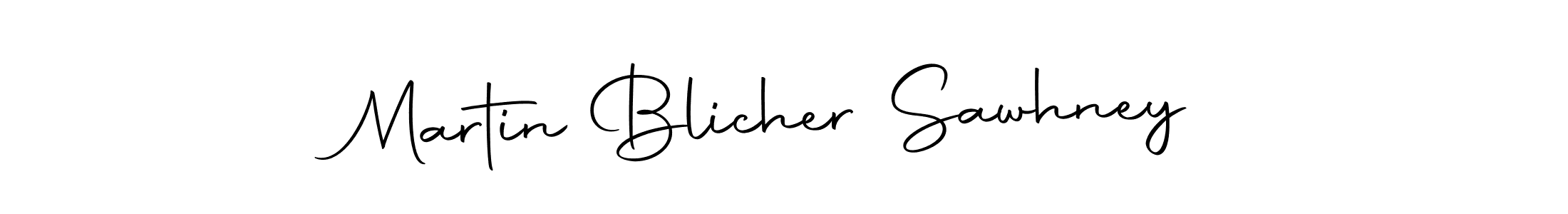 Make a beautiful signature design for name Martin Blicher Sawhney. With this signature (Autography-DOLnW) style, you can create a handwritten signature for free. Martin Blicher Sawhney signature style 10 images and pictures png