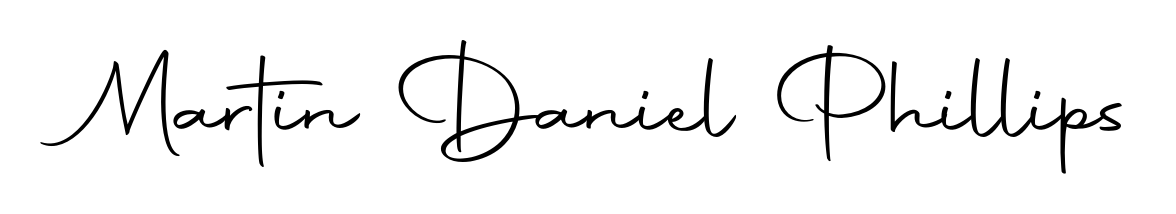 Looking for an artistic signature for Martin Daniel Phillips? The Autography-DOLnW calligraphy style gives a sophisticated flow suitable for business cards and emails. Martin Daniel Phillips signature style 10 images and pictures png