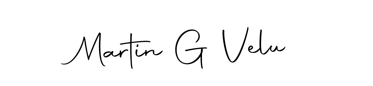 Design your own signature with our free online signature maker. With this signature software, you can create a handwritten (Autography-DOLnW) signature for name Martin G Velu. Martin G Velu signature style 10 images and pictures png