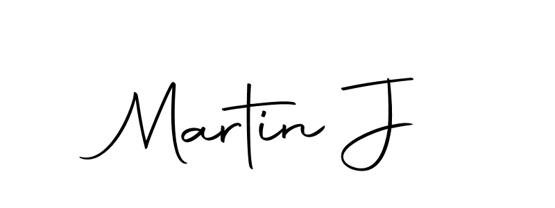 You should practise on your own different ways (Autography-DOLnW) to write your name (Martin J) in signature. don't let someone else do it for you. Martin J signature style 10 images and pictures png