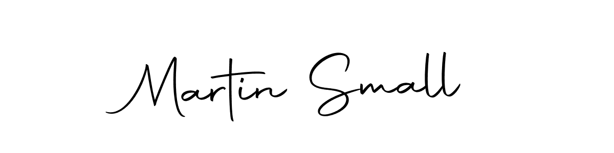 Create a beautiful signature design for name Martin Small. With this signature (Autography-DOLnW) fonts, you can make a handwritten signature for free. Martin Small signature style 10 images and pictures png