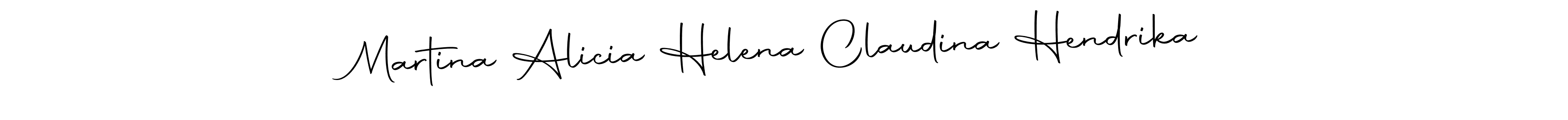 Also we have Martina Alicia Helena Claudina Hendrika name is the best signature style. Create professional handwritten signature collection using Autography-DOLnW autograph style. Martina Alicia Helena Claudina Hendrika signature style 10 images and pictures png