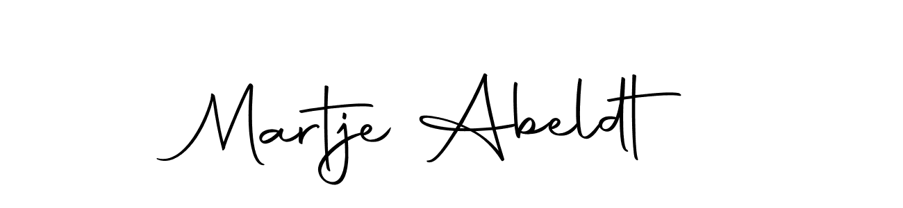 Use a signature maker to create a handwritten signature online. With this signature software, you can design (Autography-DOLnW) your own signature for name Martje Abeldt. Martje Abeldt signature style 10 images and pictures png