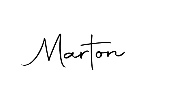 You should practise on your own different ways (Autography-DOLnW) to write your name (Marton) in signature. don't let someone else do it for you. Marton signature style 10 images and pictures png