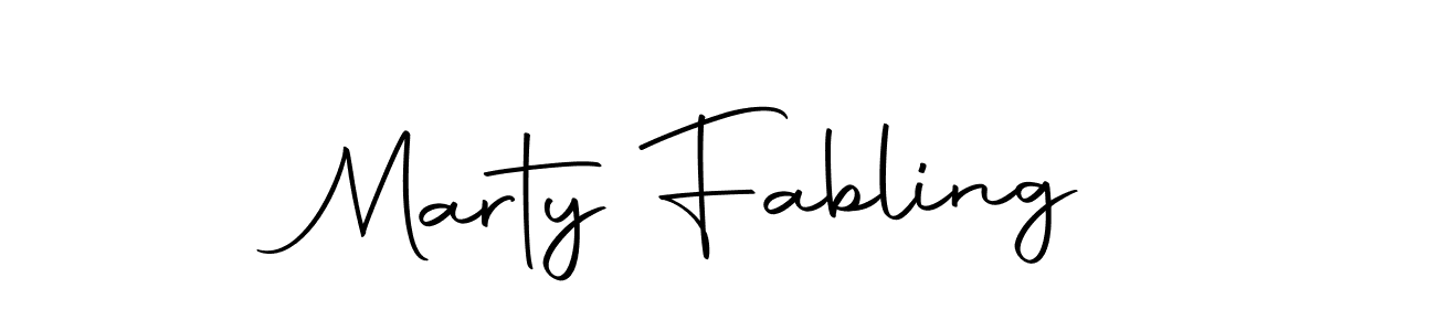 How to make Marty Fabling signature? Autography-DOLnW is a professional autograph style. Create handwritten signature for Marty Fabling name. Marty Fabling signature style 10 images and pictures png
