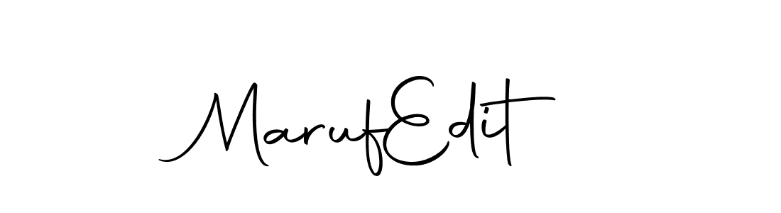 Also we have Maruf  Edit name is the best signature style. Create professional handwritten signature collection using Autography-DOLnW autograph style. Maruf  Edit signature style 10 images and pictures png