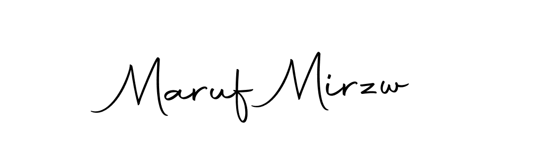 Design your own signature with our free online signature maker. With this signature software, you can create a handwritten (Autography-DOLnW) signature for name Maruf Mirzw. Maruf Mirzw signature style 10 images and pictures png