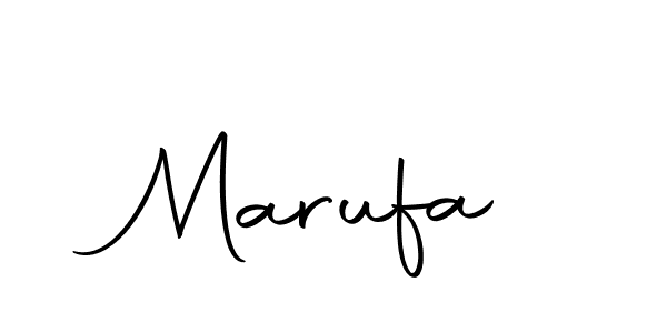 Marufa stylish signature style. Best Handwritten Sign (Autography-DOLnW) for my name. Handwritten Signature Collection Ideas for my name Marufa. Marufa signature style 10 images and pictures png