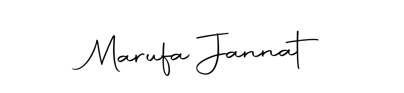 Use a signature maker to create a handwritten signature online. With this signature software, you can design (Autography-DOLnW) your own signature for name Marufa Jannat. Marufa Jannat signature style 10 images and pictures png