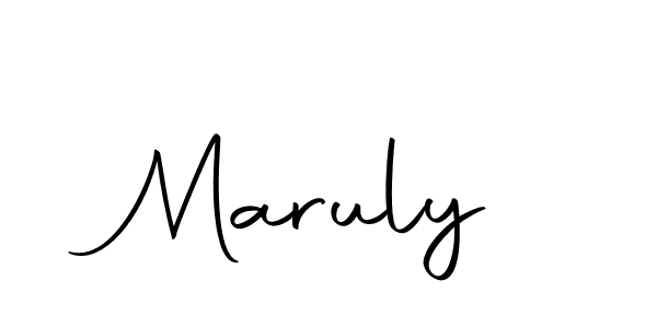 Make a beautiful signature design for name Maruly. With this signature (Autography-DOLnW) style, you can create a handwritten signature for free. Maruly signature style 10 images and pictures png