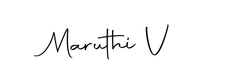 Also we have Maruthi V name is the best signature style. Create professional handwritten signature collection using Autography-DOLnW autograph style. Maruthi V signature style 10 images and pictures png