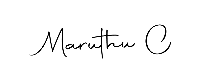Also we have Maruthu C name is the best signature style. Create professional handwritten signature collection using Autography-DOLnW autograph style. Maruthu C signature style 10 images and pictures png