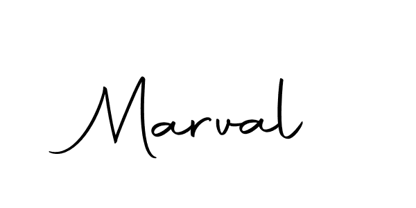 Design your own signature with our free online signature maker. With this signature software, you can create a handwritten (Autography-DOLnW) signature for name Marval. Marval signature style 10 images and pictures png